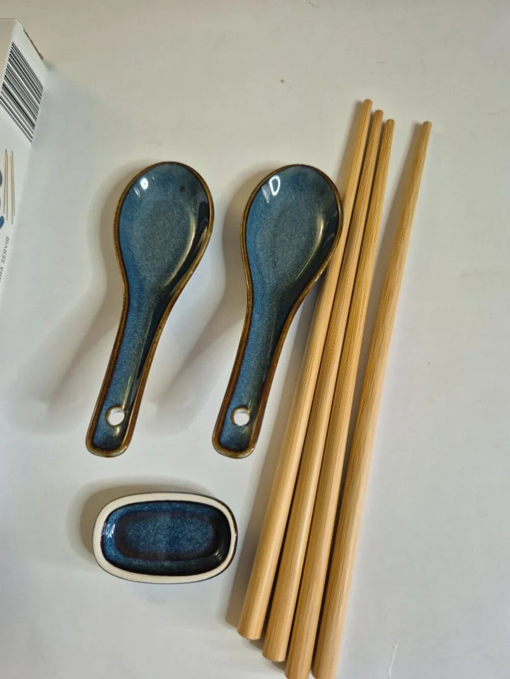 Crofton Ramen Chopstick 5-Piece Serving Accessories Set, NEW